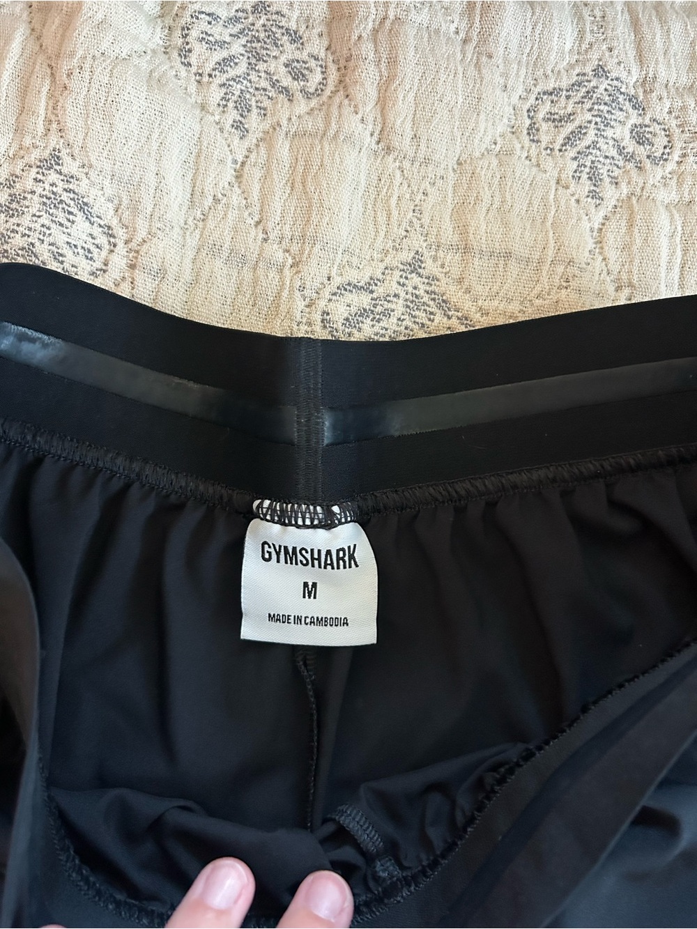 Gymshark Black Women's Athletic Running Shorts - Picture 2 of 2